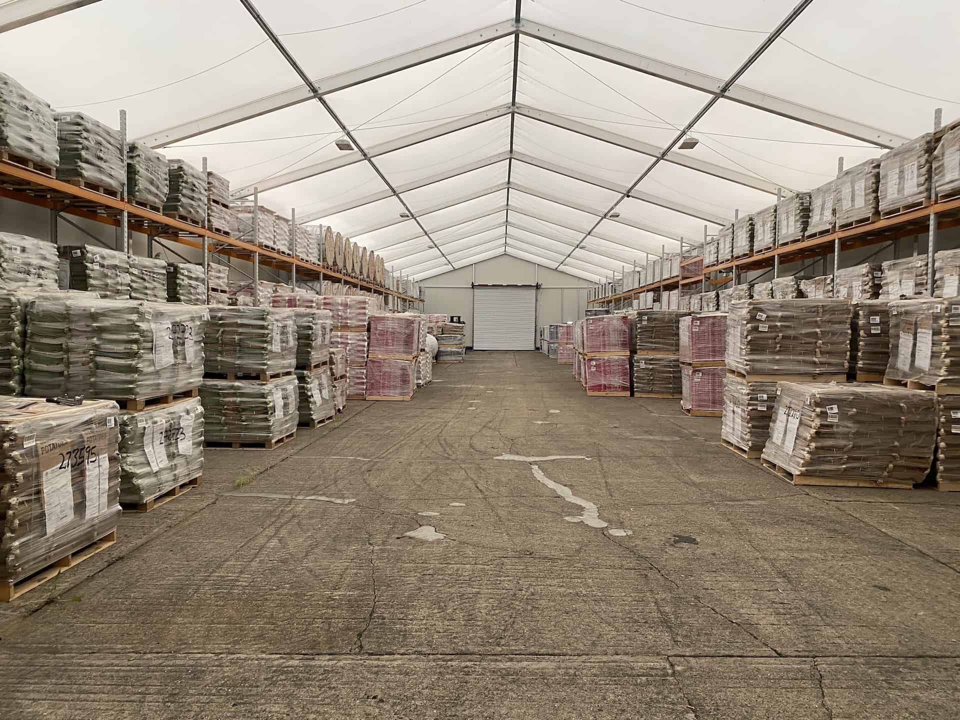 Temporary Storage Structures can be insulated to provide year round protection