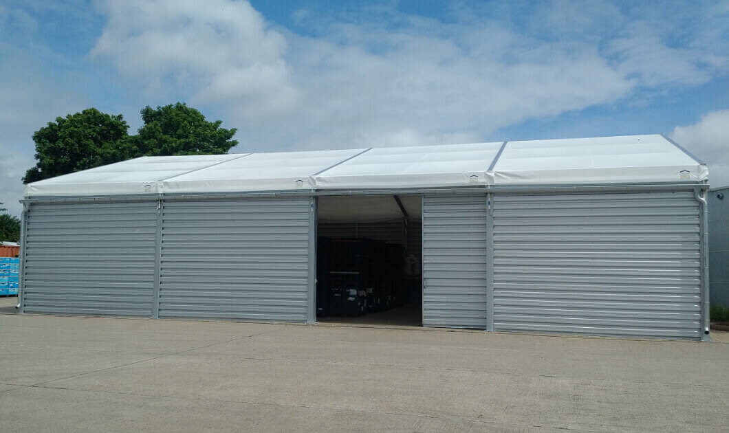 TEMPORARY WAREHOUSES CAN BE CUSTOM DESIGNED TO YOUR NEEDS