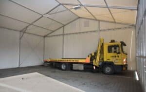 Our temporary buildings can house stock, equipment, work space, or even large vehicles