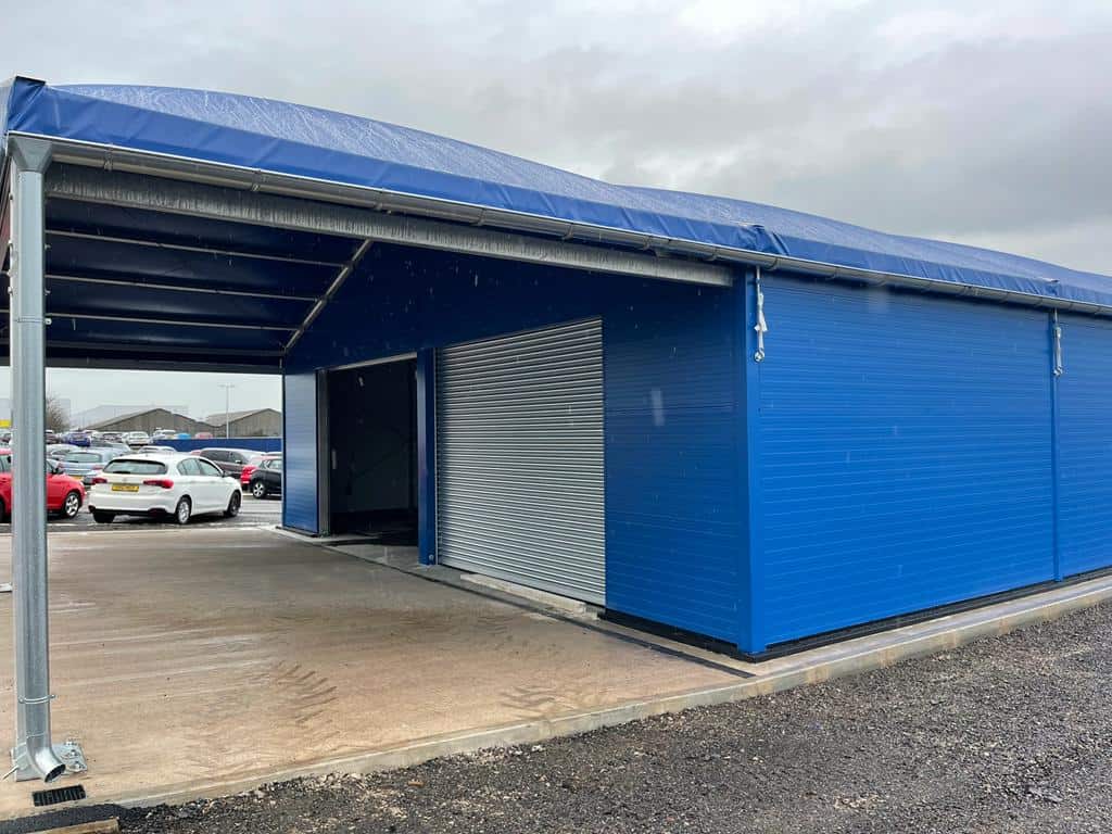 Instant Space - Temporary Building For Wilsons Car Auctions