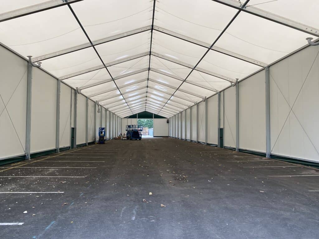 A range of flooring options make our temporary structures perfect for most businesses